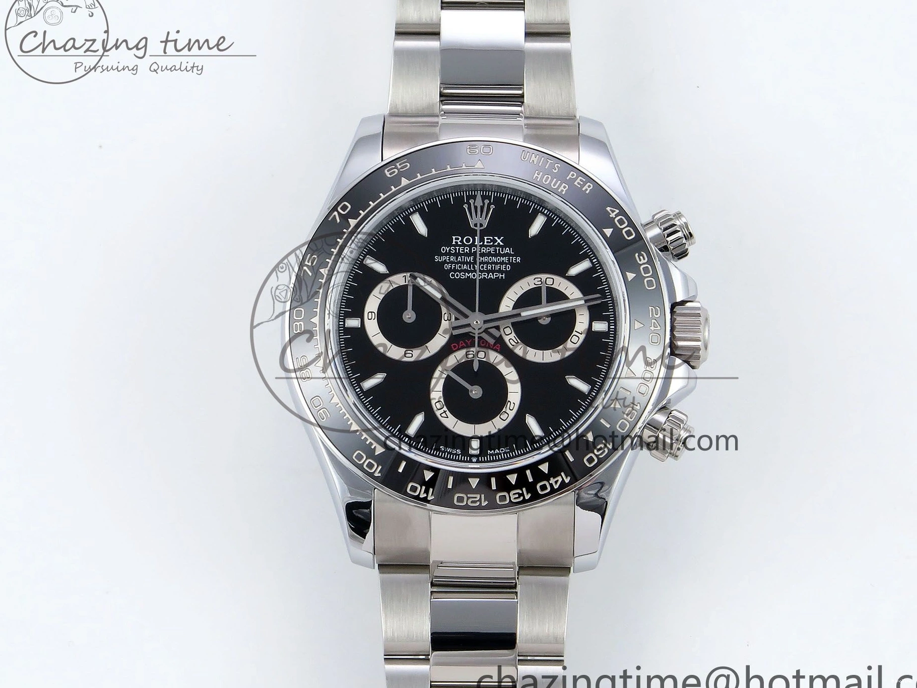 MiroTime 0130 2023 Daytona 126500 QF 1:1 Best Edition 904L Steel Black Dial on SS Bracelet SH TechFriendly 1490